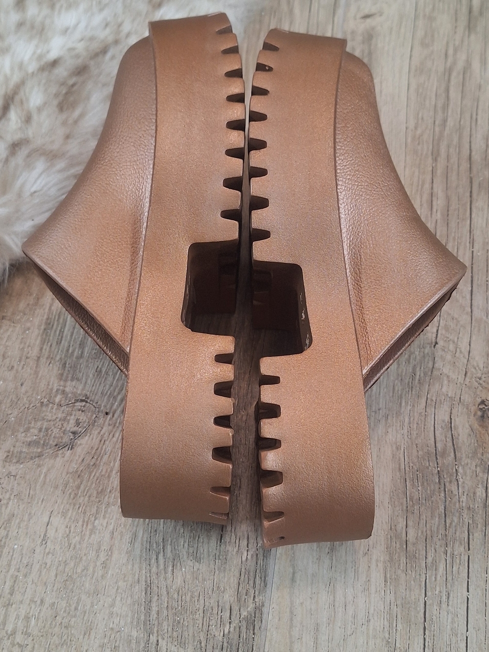 Jeffrey Campbell Brown Leather Clog Mules - Picture 6 of 7